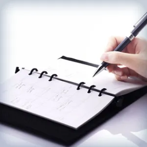 Photo: Scheduling your oral surgery appointment in a planner